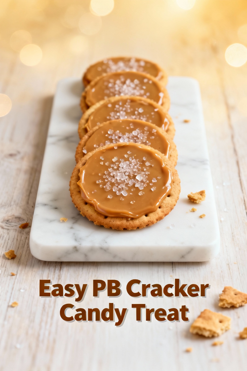 Easy PB Cracker Candy Treat