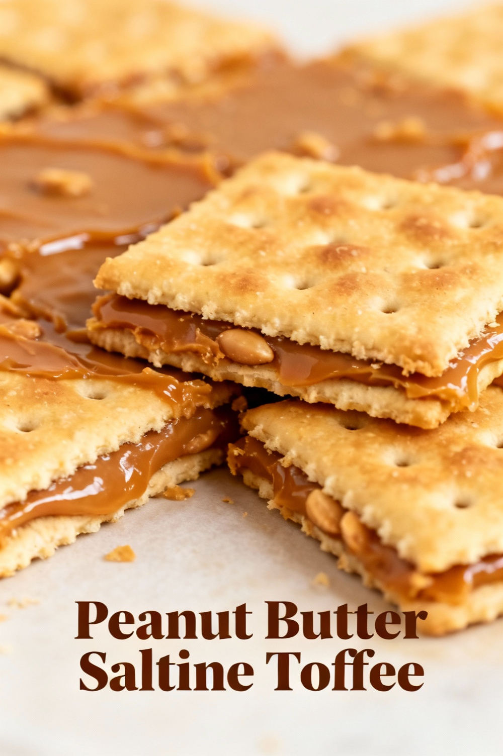 Peanut Butter Saltine Toffee