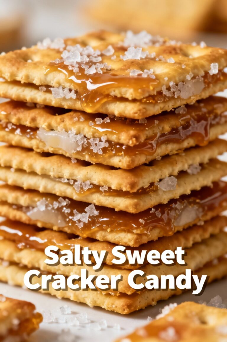 Salty Sweet Cracker Candy