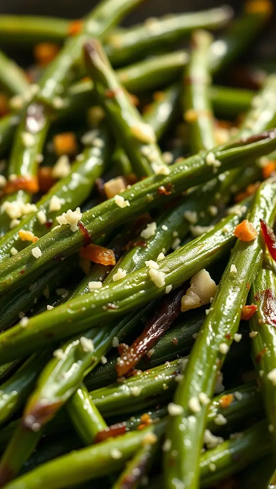 Parmesan Roasted Green Beans