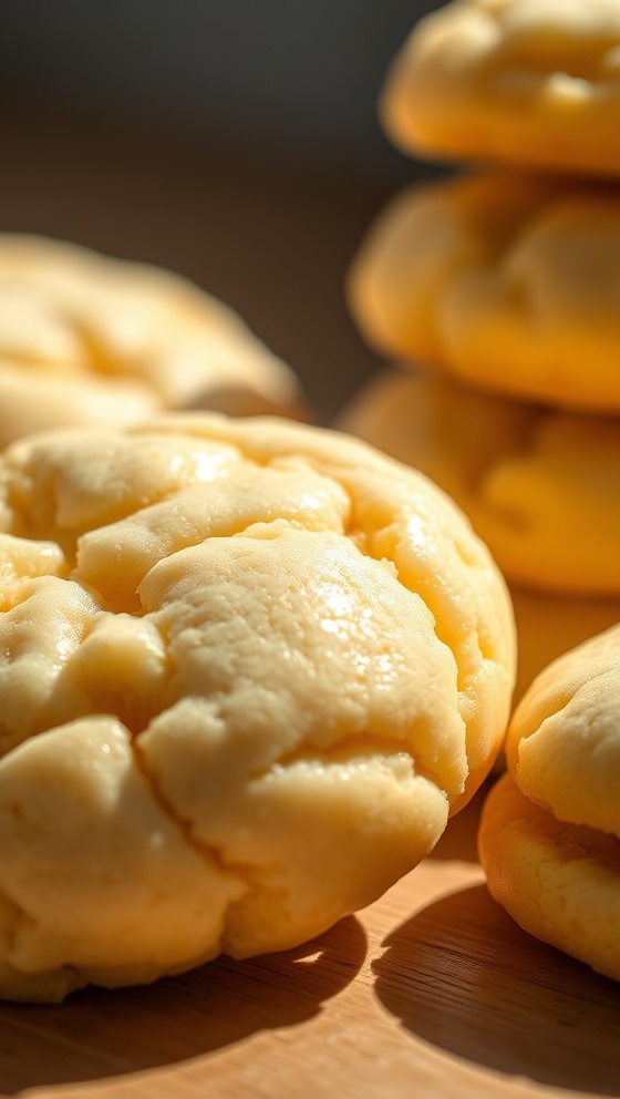 Soft Gooey Vanilla Cookies