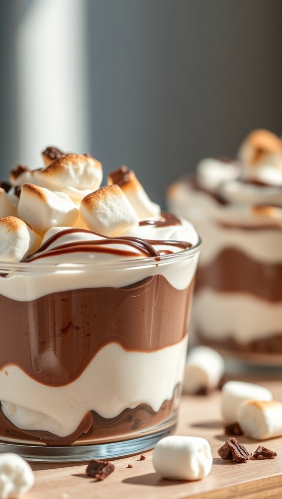 Chocolate Marshmallow Dip Delight