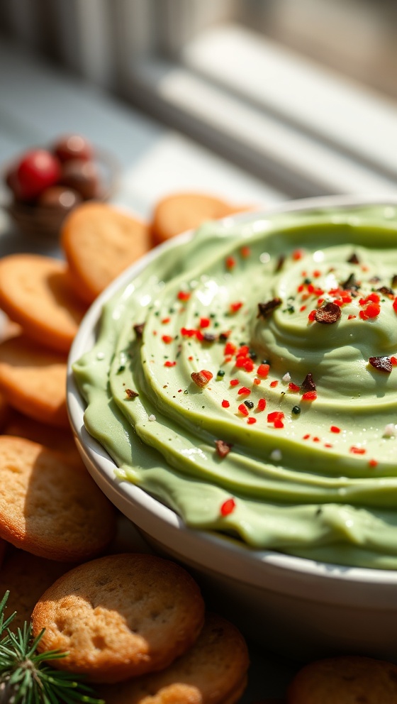 Holiday Green Sweet Dip