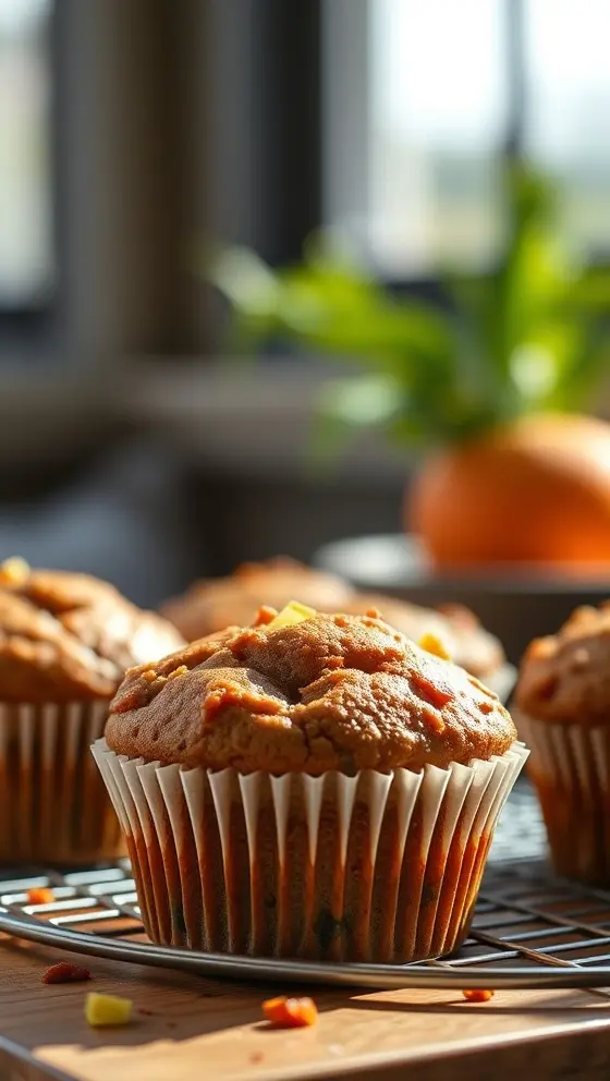 Carrot Apple Zucchini Muffins
