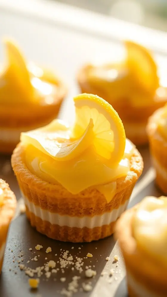 Lemon Bar Cookie Cups