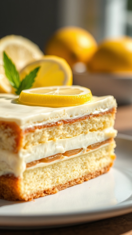 Lemon Cream Cheese Cake
