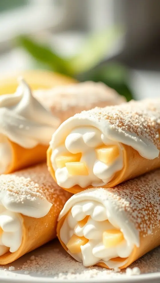 Lemon Meringue Pie Cannolis