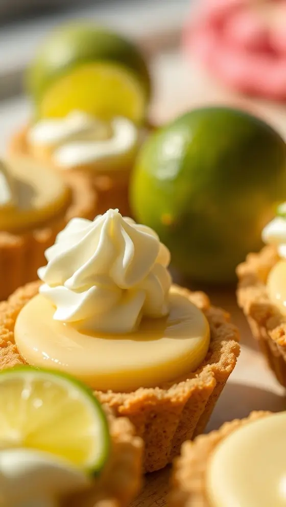 No Bake Mini Key Lime Pies