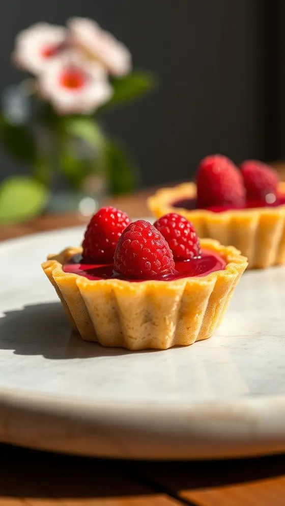 Raspberry Rhapsody Tarts