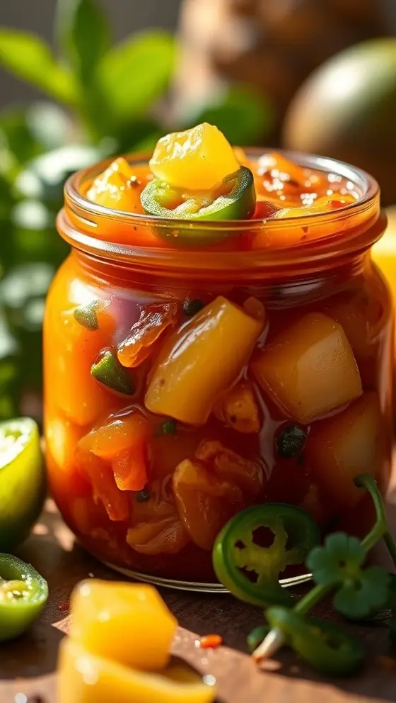 Spicy Pineapple Jalapeno Chutney