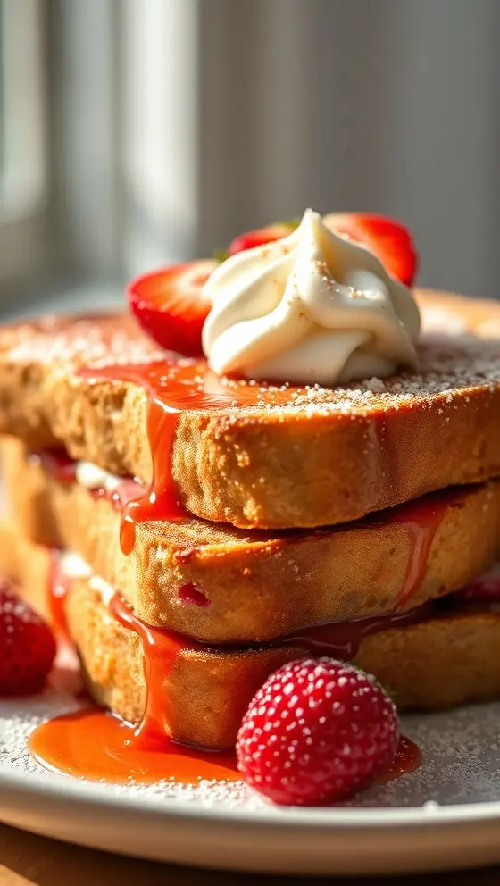 Strawberry Cheesecake French Toast