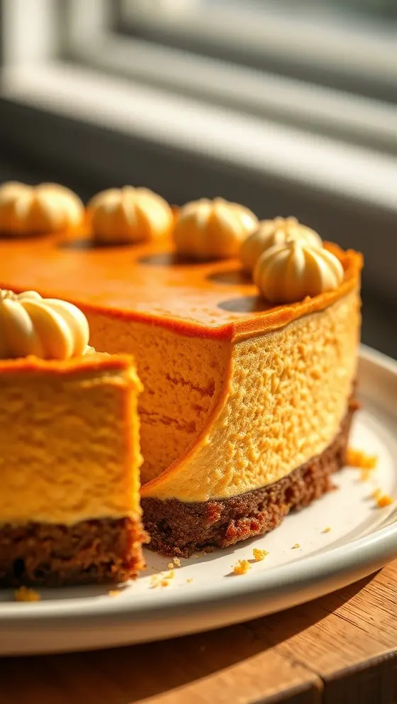 Sweet Potato Cheesecake Pie