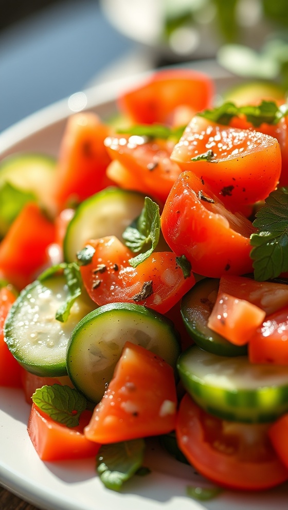 Cucumber Tomato Salad