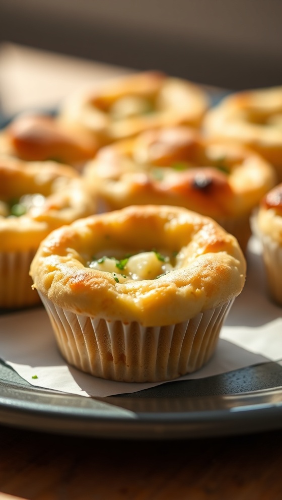 Mini Chicken Pot Pie Muffins